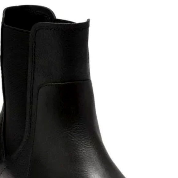 Like New! Cole Haan Waterproof Leather Chelsea Black Boot 8.5 - Picture 2 of 7